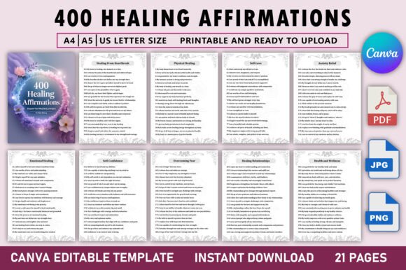 Download 400 Healing Affirmations Bundle - Premium Resources