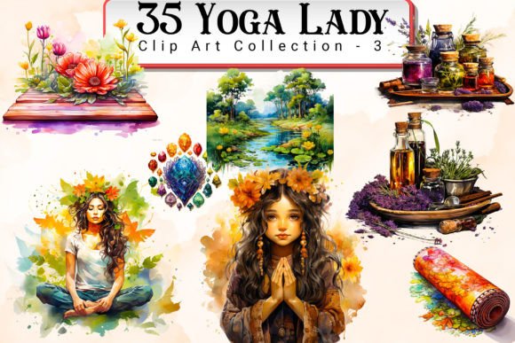 Download Yoga Clipart Bundle 3 - Premium Bundle