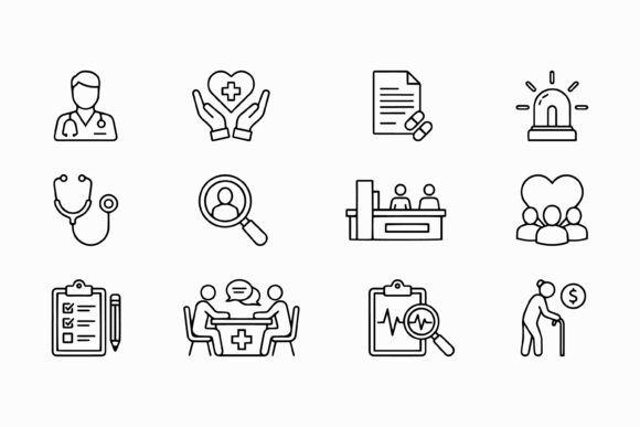 Download Doctor Signs, Wellness Graphics, 12 Line - Wellness graphics Collection