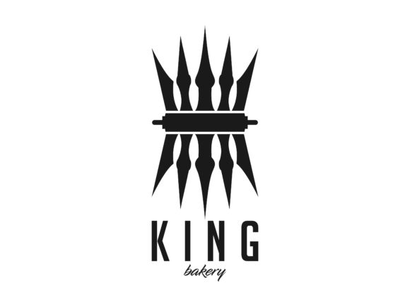 Download King Logo Icon with Bakery Logo Icon - Premium Resources
